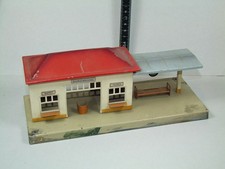 Antik Spielzeug KIBRI Bahnhof