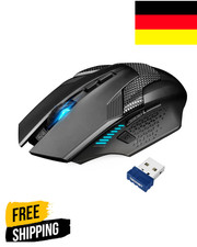 TECKNET Kabellose Gaming Maus, Raptor 2.4G Spieletauglichen Wireless Gamer Maus 