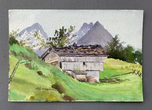 Berghütte landschaft - berghütte,,