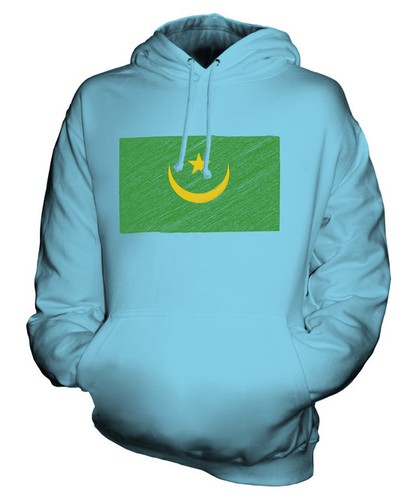 Mauretanien kritzelte flagge - mauretanien,