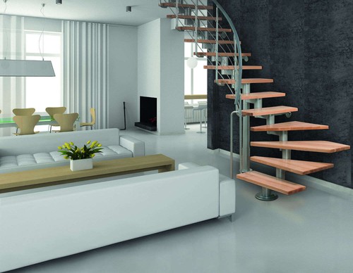 Mittelholmtreppe segment aus - segment,