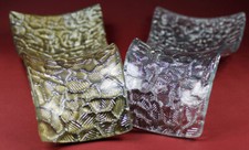 Kerzenhalter Welle gold