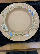 Rosa Templin Keramikteller Engel VTG.