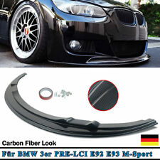 Spoilerlippe SCHWARZ CARBON für BMW 3er BMW E92 E93 M-Paket Frontspoiler Lippe