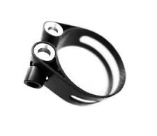 MCFK Carbon Sattelklemme Design 38,0mm Schraube schwarz Bolzen silber