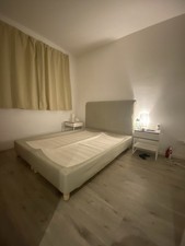 Ikea Bett 1,60 mit Kopfteil, Matratze und Lattenrost