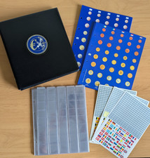 SAFE Premium Münzalbum 7340 mit 16! Blättern für 80 Euro-Sätze - unbenutzt