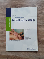 U. Storck Kurzlehrbuch Technik der Massage