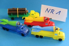 4x PLASTIK LKW mit AMORCES