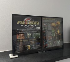Retro Videospiel Bild  A4 Nintendo, Mario, Zelda Metroid Banjo Yoshi Werbung