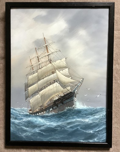 Ein altes aquarell gemälde - altes,
