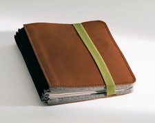 ROTERFADEN Taschenbegleiter A5 Leder Terminplaner NP 195 € Zeitplaner Organizer!