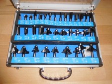 Franz Fischer Sonderpreisbaumarkt Oberfräse 35tlg Fräsersatz Fräser