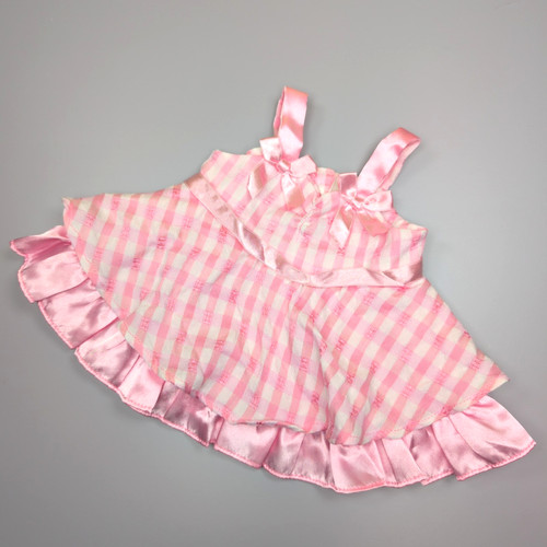 Build bear pink gingham - build, a