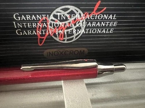 Inoxcrom kugelschreiber rot - kugelschreiber,