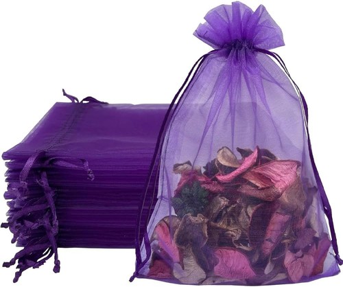 Organza beutel mit kordelzug - mit,