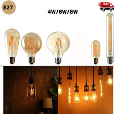 LED Vintage Edison Lampe E27 Filament Glühbirne Nostalgie Retro Bulbs Warmweiß