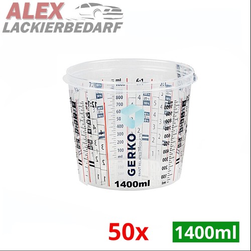 50x 1400ml mischbecher - 50x,
