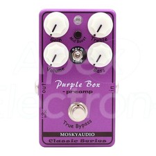MOSKY Purple Box Guitar Effect Pedal Overdrive/Preamp/Comp
