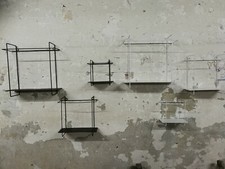 3er Set Wandregal aus Metall /