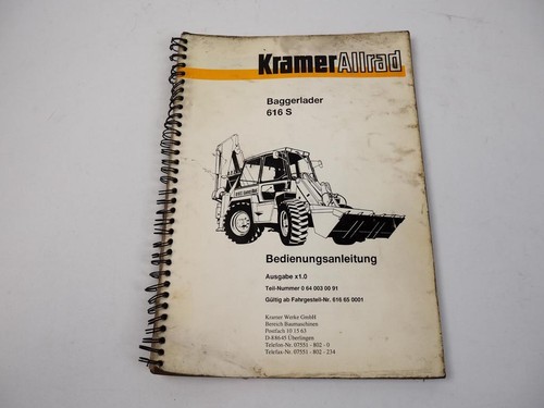 Kramer allrad 616s baggerlader - allrad,