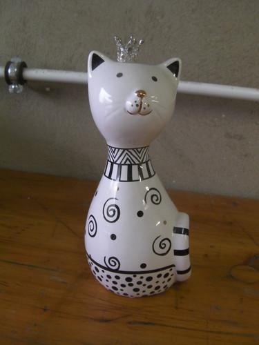 Katzen figur mit - katzen,