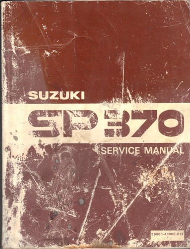 Suzuki sp370 trailbike dr370 - suzuki,