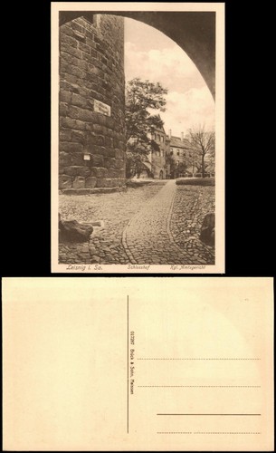 Ansichtskarte leisnig - ansichtskarte,
