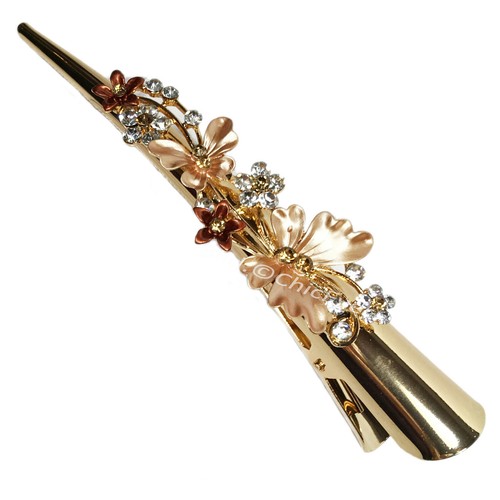 Hair clip butterflies metal - hair,