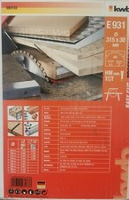 KWB Hartmetall Kreissägeblatt E931  315x30mm 48Z Nagelfest