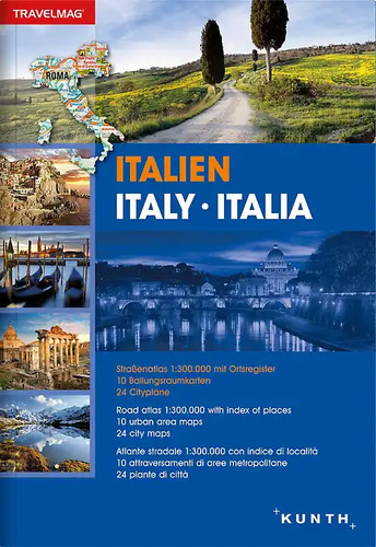 Reiseatlas italien 300 000 - reiseatlas, 1:300.000