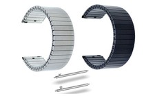 Metall Flexband Uhrenarmband Stretch 18mm 20mm 22mm Zugband Quick release