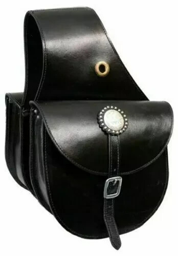Western leder satteltasche - leder, aus