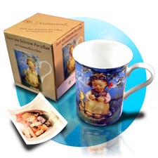 M. I. Hummel Tasse aus feinstem Porzellan mit Sammelkarte Enzianmädchen