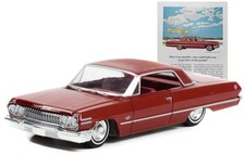 CHEVROLET Impala Sport Coupe  - 1963 - darkredmetallic - Greenlight 1:64