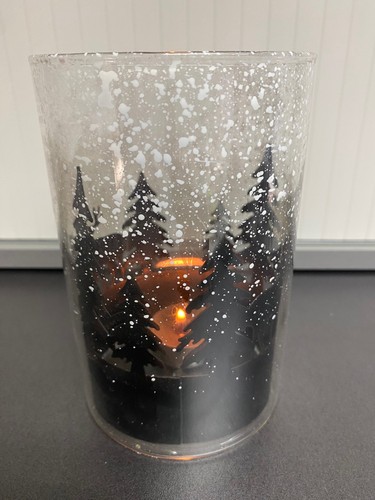 Windlicht glas weihnachten - windlicht,