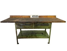 Schäfer Werkbank Werktisch Arbeitstisch Packtisch Retro Vintage Industrie 49505