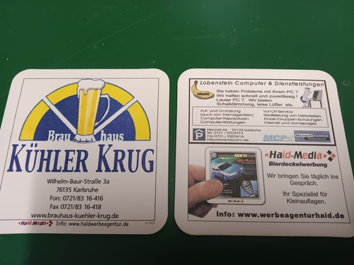 Sehr selten bierdeckel - sehr,