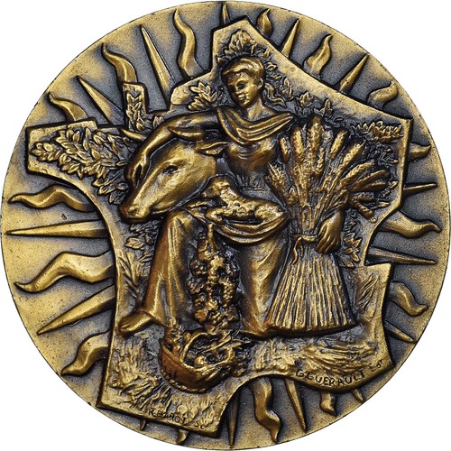 Frankreich medaille potasses - frankreich,, medaille,
