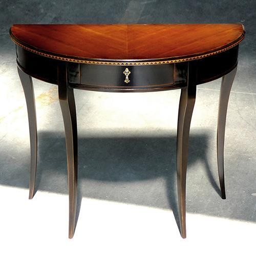 Halb runder konsole holz - halb,
