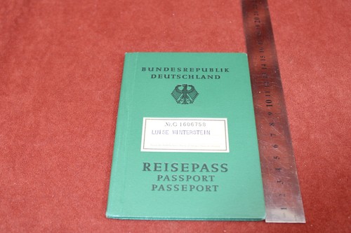 Alter reisepass brd - reisepass,