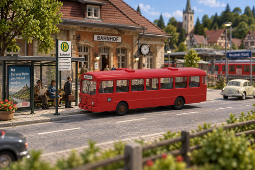 Wiking 700 stadtbus rot - 700,