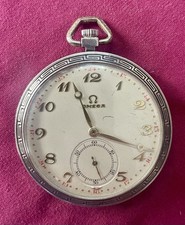 Seltene Omega Taschenuhr Kaliber 39.1 L.T1 / Bj. 1923 - 1929 Top Zustand