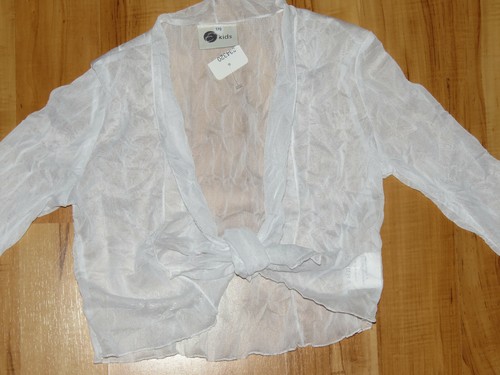 Weißes festliches bolero - weißes,