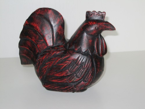 Deko artikel holzfigur huhn - holzfigur,,