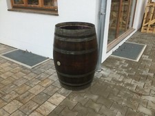 Regentonne Wasserfaß 235L Holzfaß Weinfaß Eichenfaß Regenfaß Stehtisch Fass