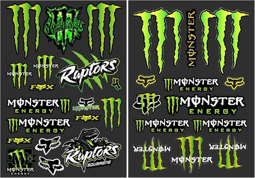 Stücke monster energy - 2,