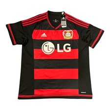 Bayer 04 Leverkusen Heimtrikot der Saison 2015/16 in Schwarz und Rot Gr. XL