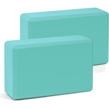 Yogablock, Yoga Steine, EVA, 2er Set, rutschfest, Pilates, Meditation, leicht