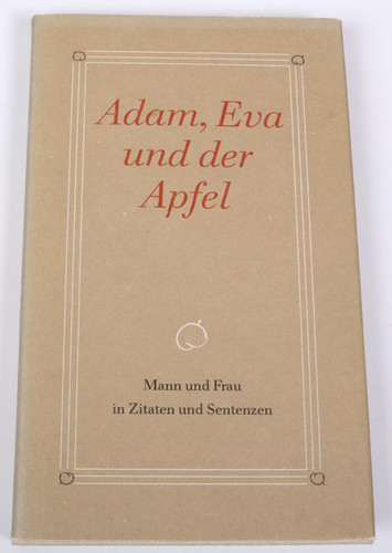 Adam eva und - eva, apfel
